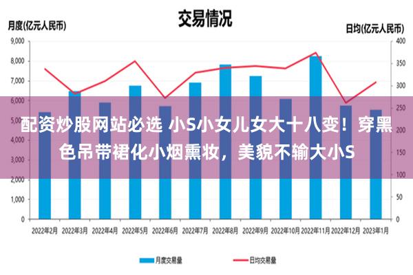 配资炒股网站必选 小S小女儿女大十八变！穿黑色吊带裙化小烟熏